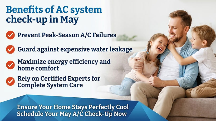 May air conditioning system check-up in las-vegas