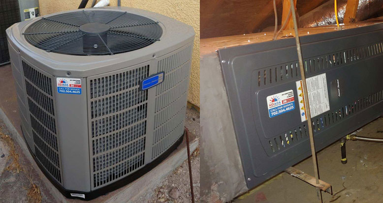3.5 ton AC Replacement - American Standard 14 SEER R410 High Efficiency Complete Split System Installation   After