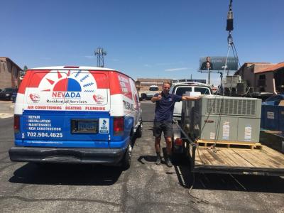 5 ton AC unit installation