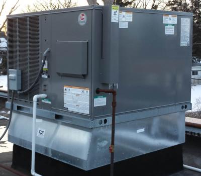Rheem Gas Packaged HVAC System Installation