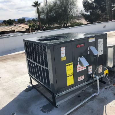 Rooftop AC Replacement - New Amana Packaged Air Conditioner Installation by Nevada Residential Services