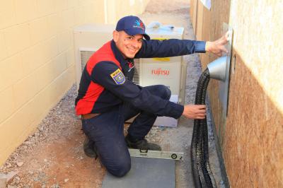 New Ductless Mini Split AC Installation in Henderson, NV | Fujitsu Mini Split AC 