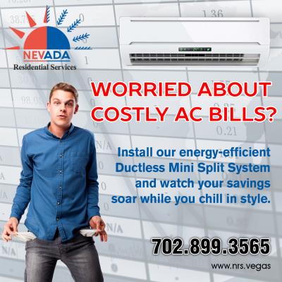Cut your AC costs with an energy-efficient ductless mini-split system!